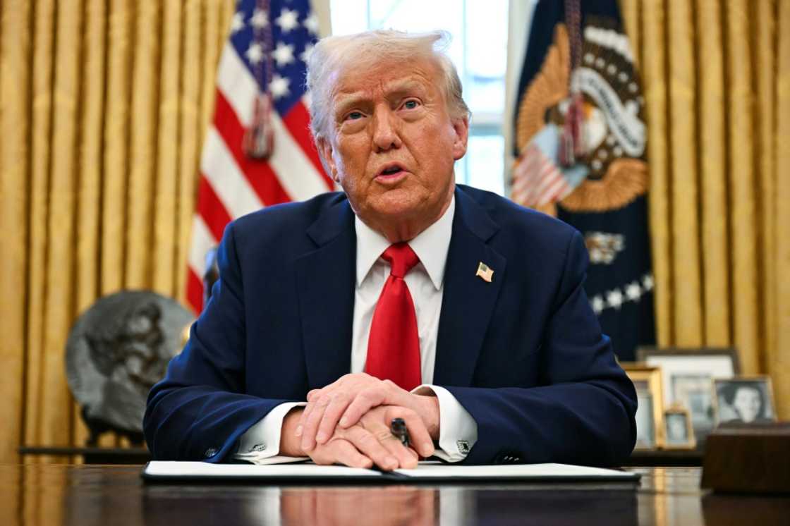 US President Donald Trump has said the tariffs are designed to make countries stop the flow of fentanyl and migrants US President Donald Trump has said the tariffs are designed to make countries stop the flow of fentanyl and migrants