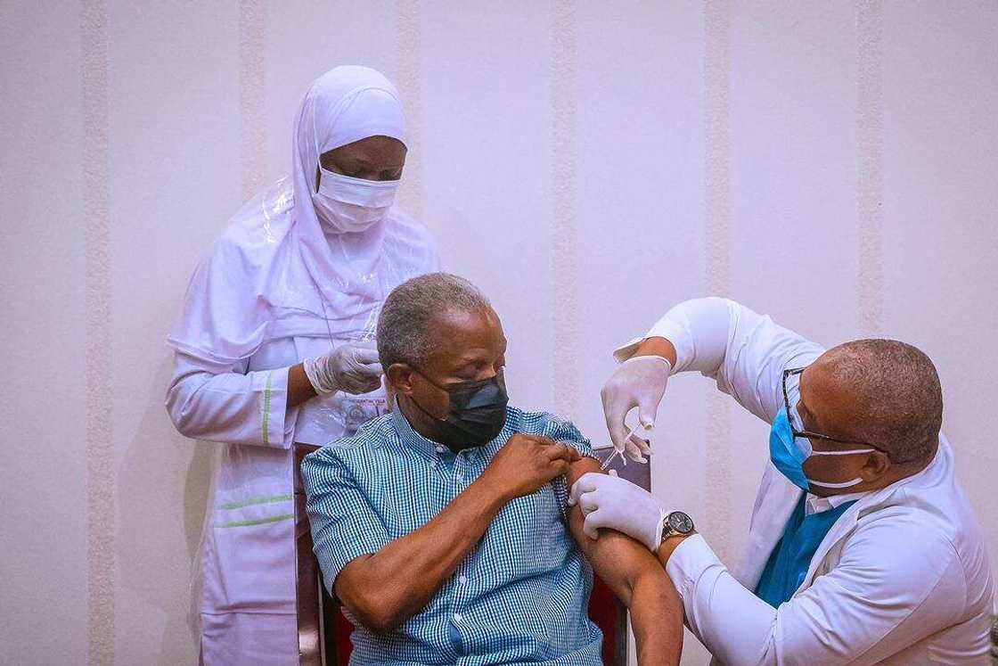 VP Osinbajo reveals how he felts acter taking first dose of COVID-19 vaccine VP Osinbajo reveals how he felts acter taking first dose of COVID-19 vaccine