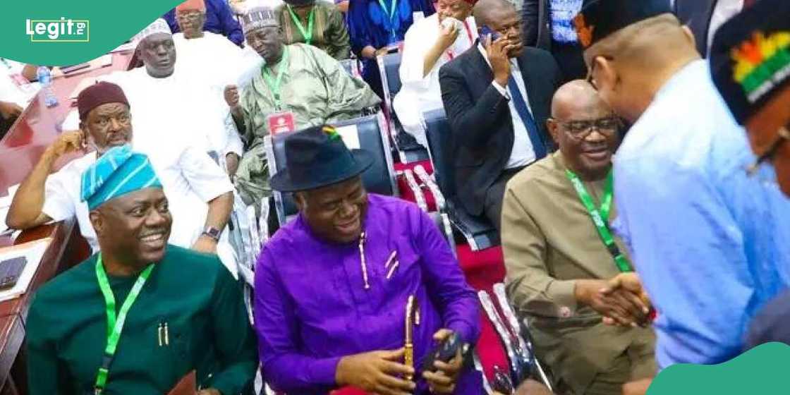 G5 governors who kicked against Atiku Abubakar's candidacy in the 2023 presidential election. G5 governors who kicked against Atiku Abubakar's candidacy in the 2023 presidential election.