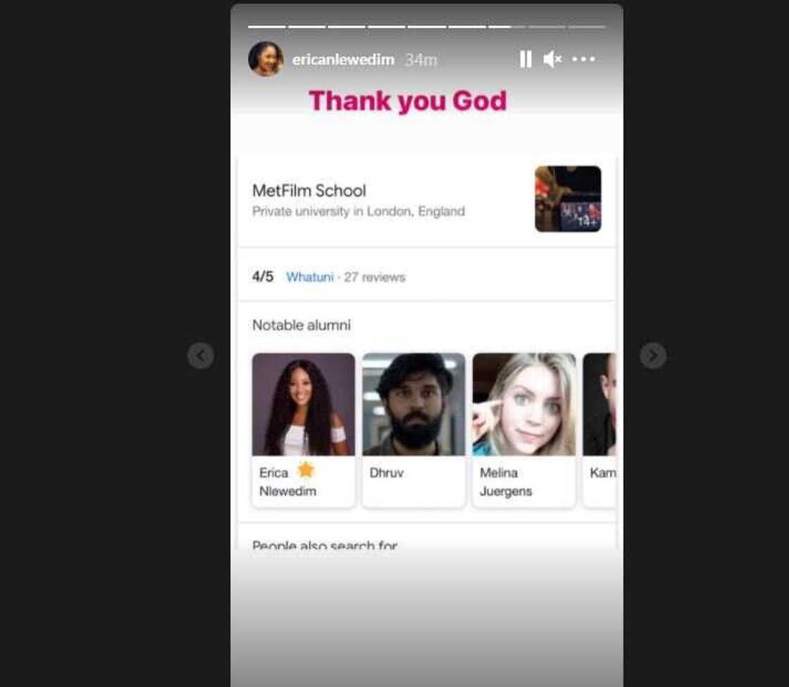 Reality star Erica shares more about herself apart from participating in BBNaija Reality star Erica shares more about herself apart from participating in BBNaija