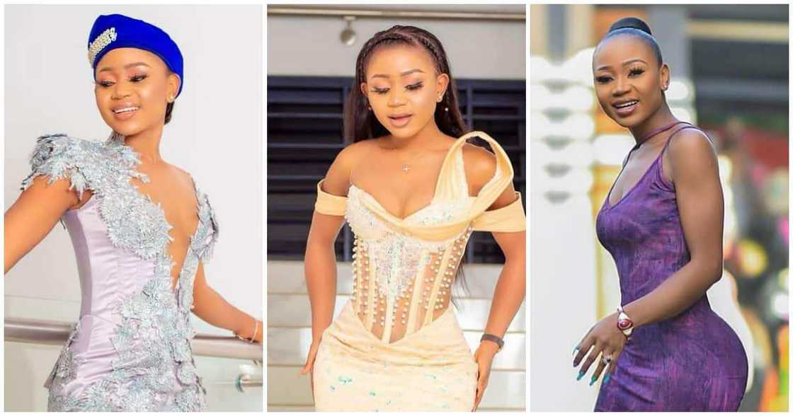 Akuapem Poloo Celebrates Birthday In Dazzling Sparkling Dress Akuapem Poloo Celebrates Birthday In Dazzling Sparkling Dress