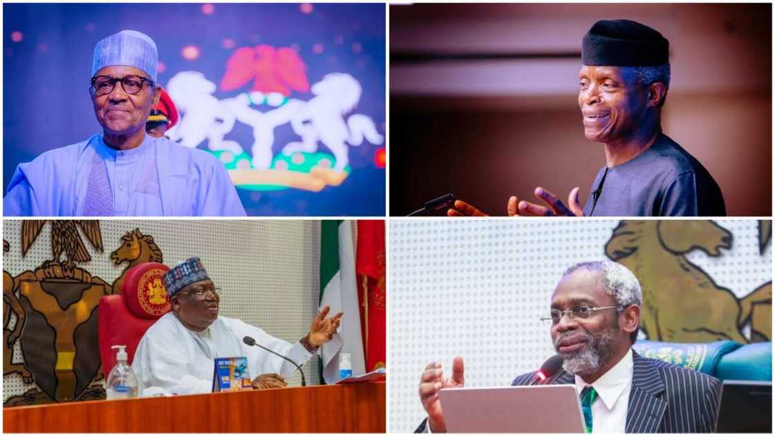 Buhari/Osinbajo/Lawan/Gbajabiamila/Salaries/RMAFC