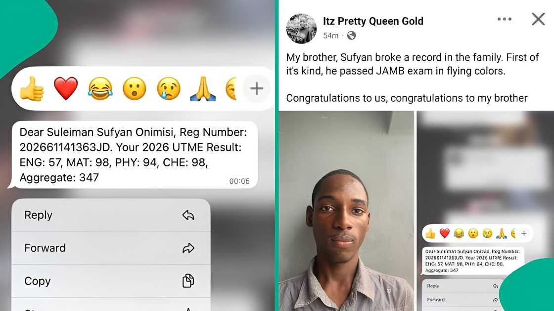 JAMB 2026: 4 students excel with 95+ in Mathematics, flaunt UTME scores JAMB 2026: 4 students excel with 95+ in Mathematics, flaunt UTME scores