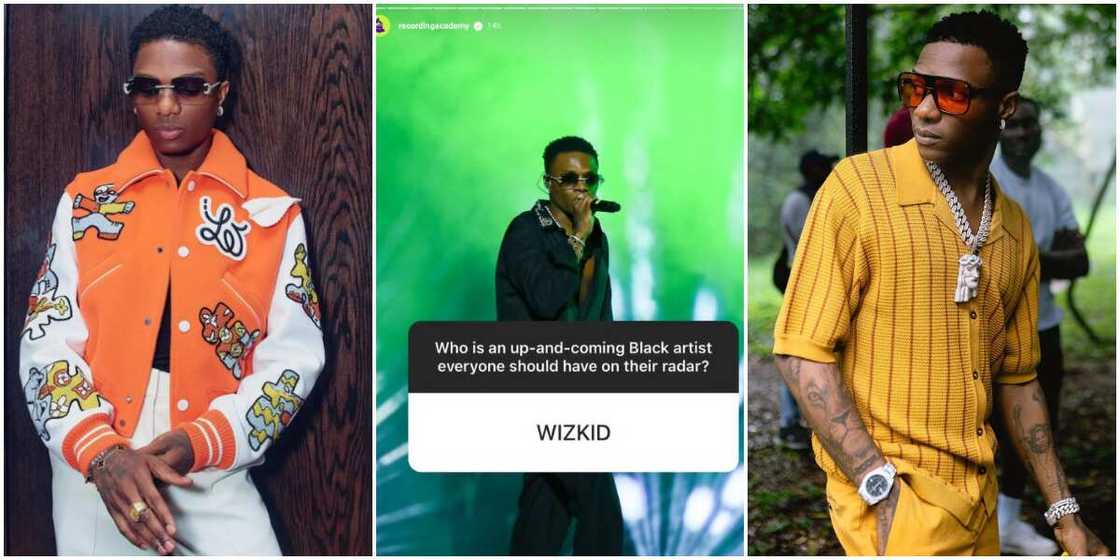 Wizkid, Grammy organisers tag Wizkid as up-and-coming artist