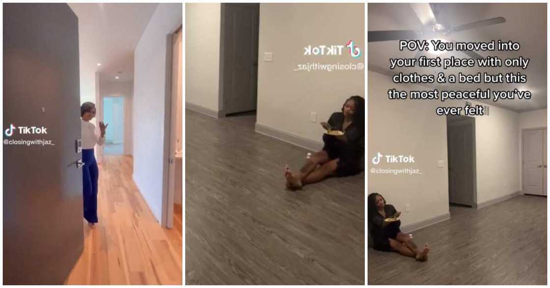 Jazmen Yarbrough, lady moves into new apartment Jazmen Yarbrough, lady moves into new apartment