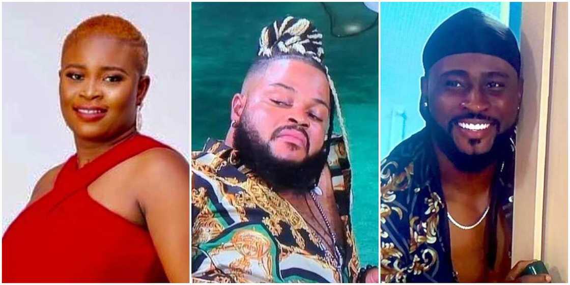 BBNaija: Princess, Pere, and Whitemoney BBNaija: Princess, Pere, and Whitemoney