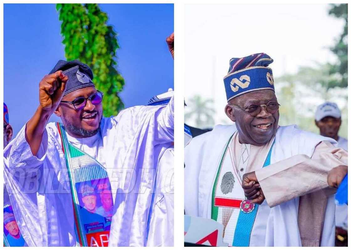 Dikko Radda da Bola Tinubu.