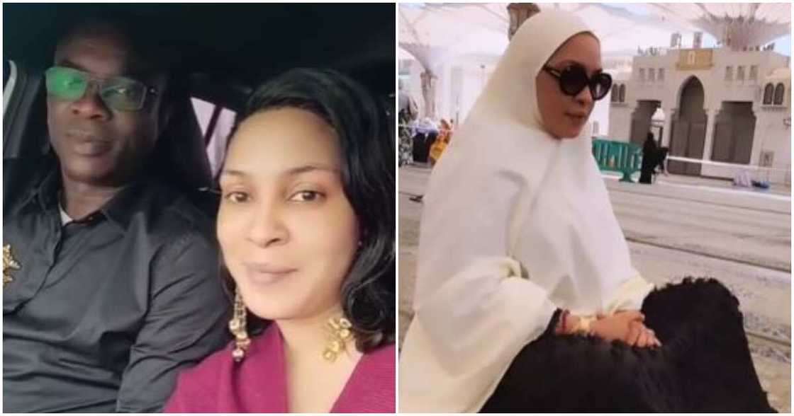 Fuji singer KWAM1 and his wife Emmanuella Fuji singer KWAM1 and his wife Emmanuella