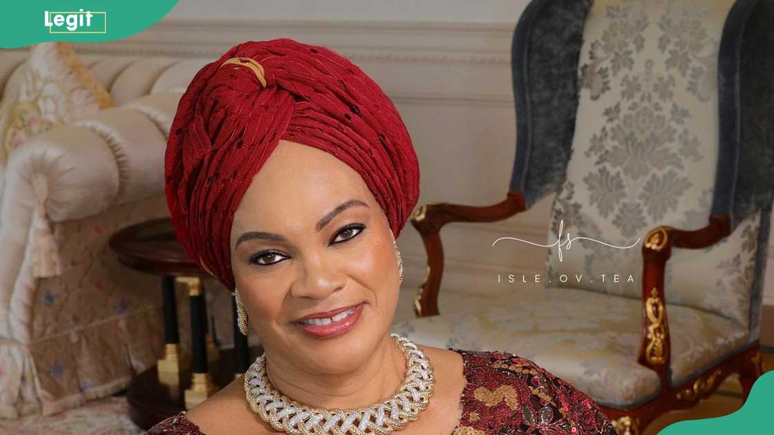 Daisy Danjuma at her house Daisy Danjuma at her house