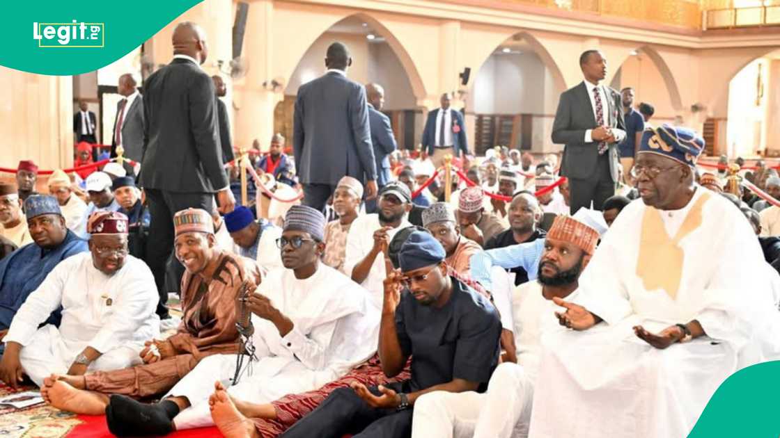 Wajen taron da aka yi wa Tinubu addu'a Wajen taron da aka yi wa Tinubu addu'a