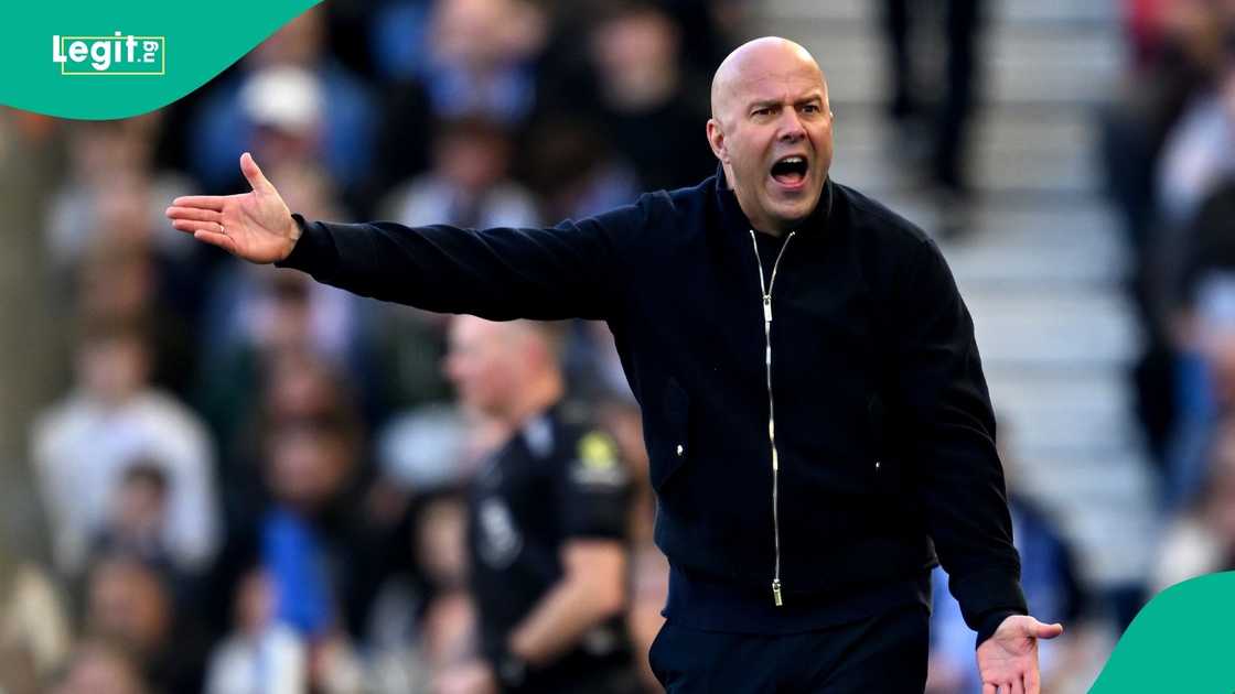 Arne Slot, Premier League, Brighton, Liverpool, Reds, London, Football. Arne Slot, Premier League, Brighton, Liverpool, Reds, London, Football.