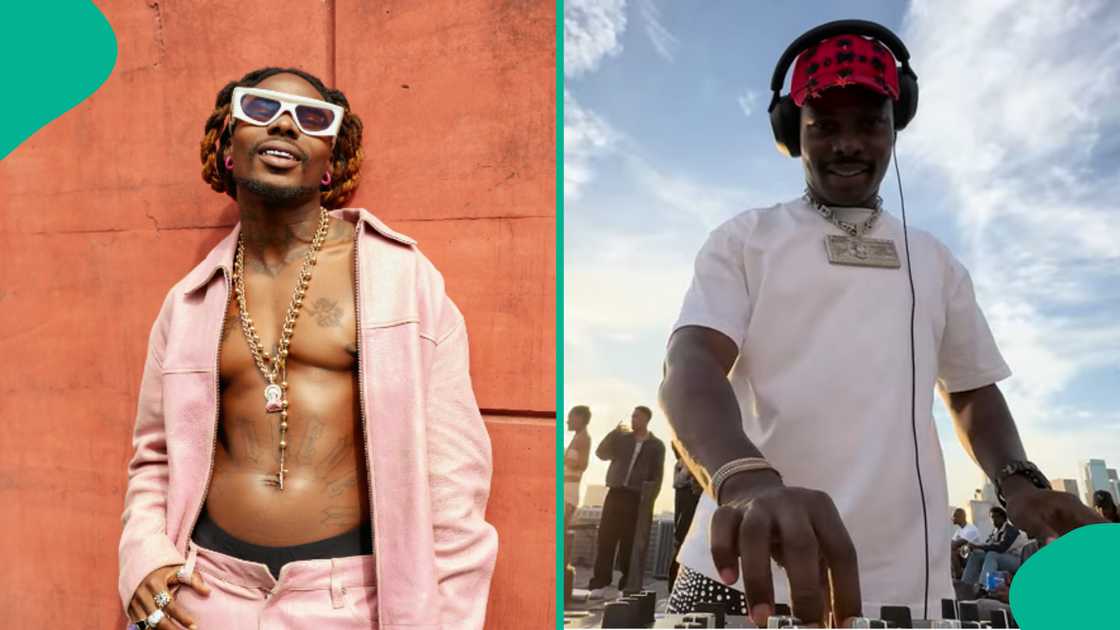 Asake jamming with a special mood during his album listening party Asake jamming with a special mood during his album listening party