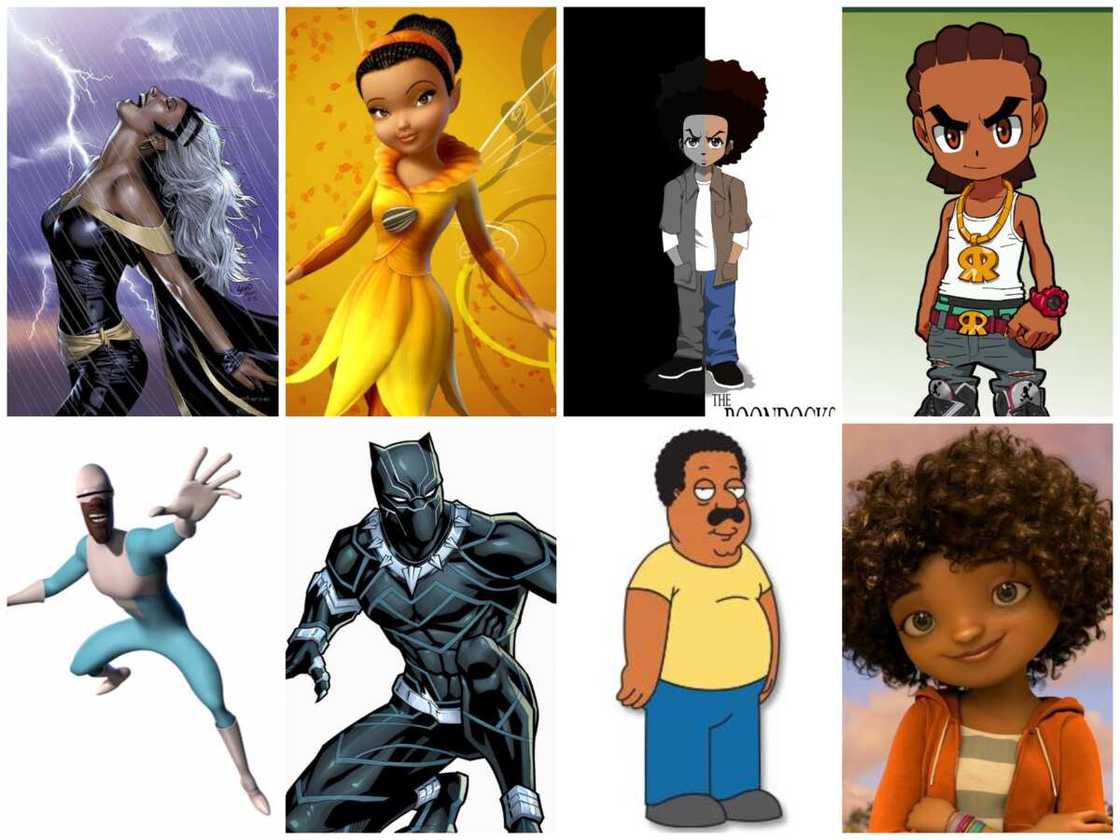 black cartoon characters black cartoon characters