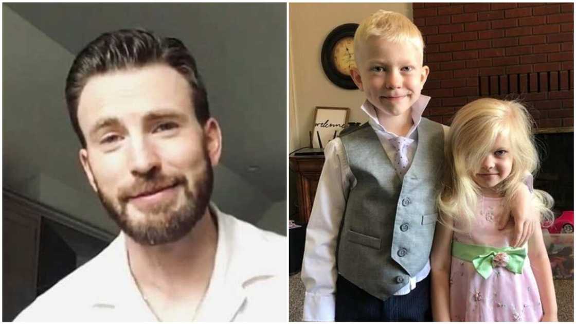 Chris Evans sending Captain America shield to young boy who saved sister from dog attack Chris Evans sending Captain America shield to young boy who saved sister from dog attack