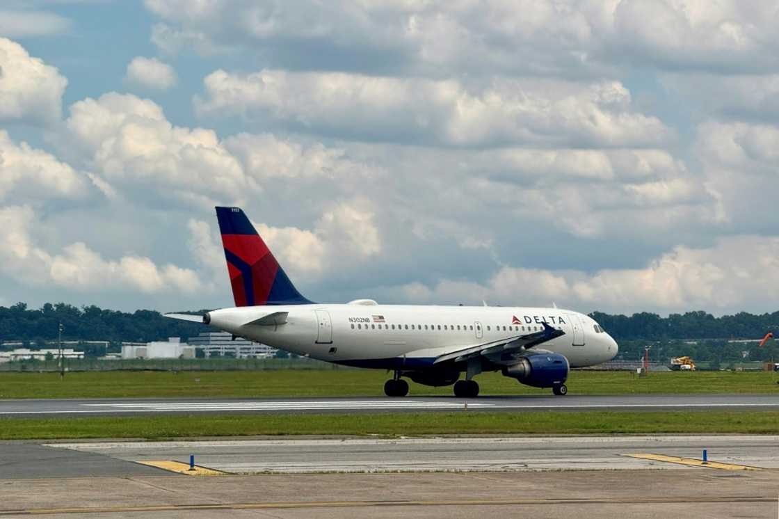 A Delta Airlines plane takes off from Washington Reagan National Airport in Arlington, Virginia, on May 30, 2025 A Delta Airlines plane takes off from Washington Reagan National Airport in Arlington, Virginia, on May 30, 2025