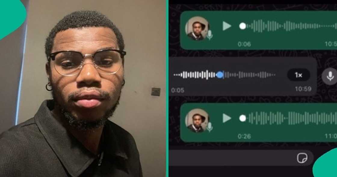 Man who tried dating girl in UK shares voice note she sent barely 24 hours later. Man who tried dating girl in UK shares voice note she sent barely 24 hours later.