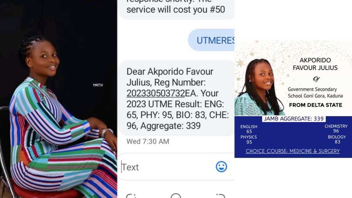 Female student from government school hits 339 in JAMB Female student from government school hits 339 in JAMB