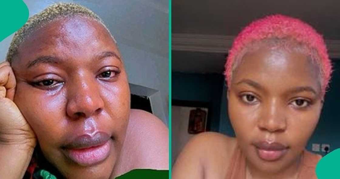 Lady in pain as sister who got pregnant for her husband insists on keeping baby. Lady in pain as sister who got pregnant for her husband insists on keeping baby.