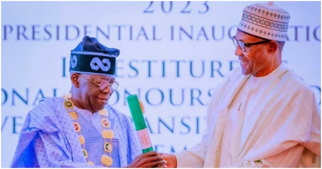 Bola Tinubu da Muhammadu Buhari Bola Tinubu da Muhammadu Buhari