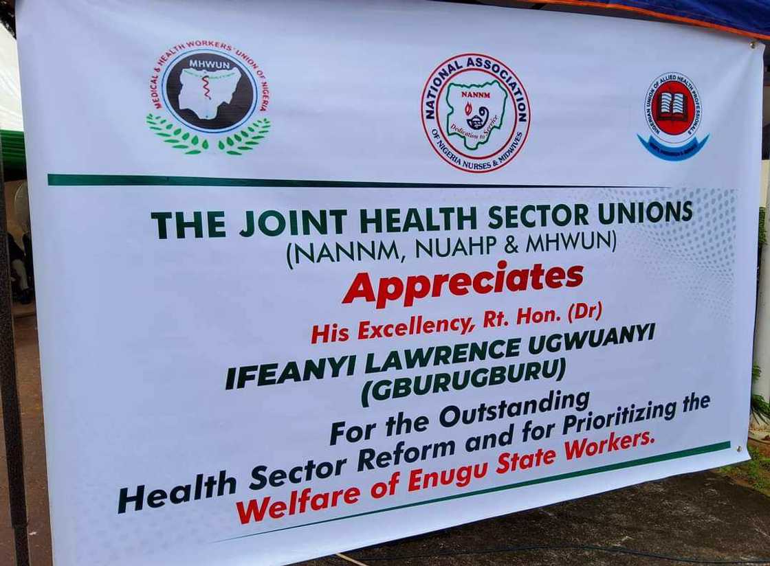 Jubilation As Gov Ugwuanyi Approves 60 Percent CONHESS for Health Workers Amid Economic Hardship Jubilation As Gov Ugwuanyi Approves 60 Percent CONHESS for Health Workers Amid Economic Hardship