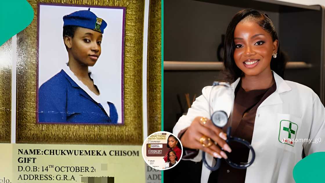 Lady shares childhood yearbook, celebrates becoming a pharmacist after UNN graduation