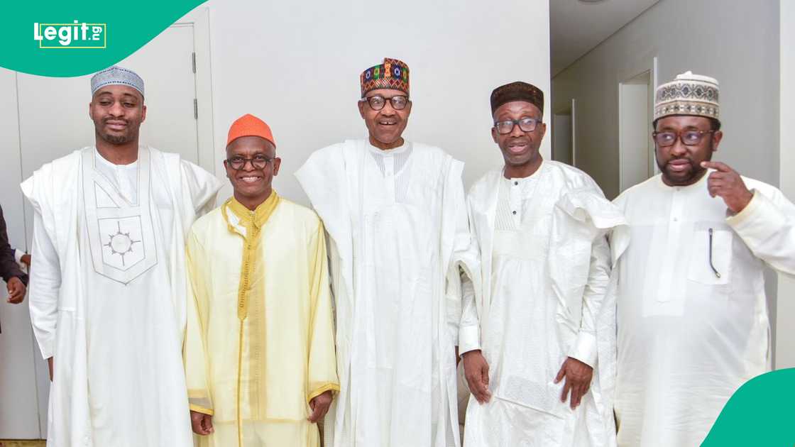 Buhari and El-Rufai meet in Kaduna Buhari and El-Rufai meet in Kaduna
