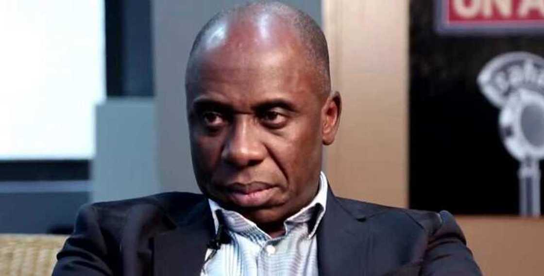 Tsohon Ministan sufuri, Rotimi Amaechi. Tsohon Ministan sufuri, Rotimi Amaechi.