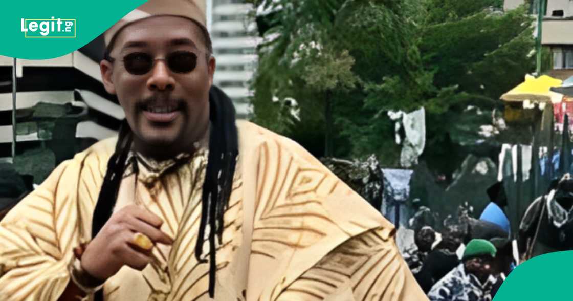 Hanks Anuku shows up online looking well in traditional agbada outfit. Hanks Anuku shows up online looking well in traditional agbada outfit.