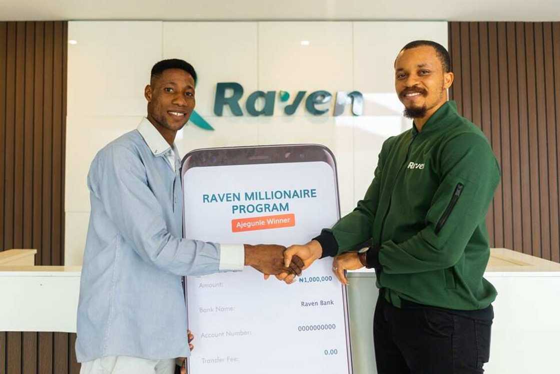 Raven Bank Turns Poultry Farmer Into Rich Man, Announces Him as Winner of Raven Bank Millionaire Program Raven Bank Turns Poultry Farmer Into Rich Man, Announces Him as Winner of Raven Bank Millionaire Program