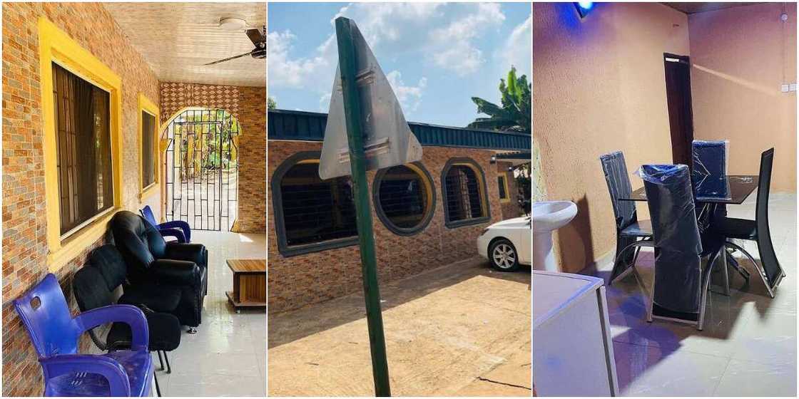 Young Man Receives Huge Praises Online after Building 5-bedroom House for His Mum; Shares Adorable Photos Young Man Receives Huge Praises Online after Building 5-bedroom House for His Mum; Shares Adorable Photos