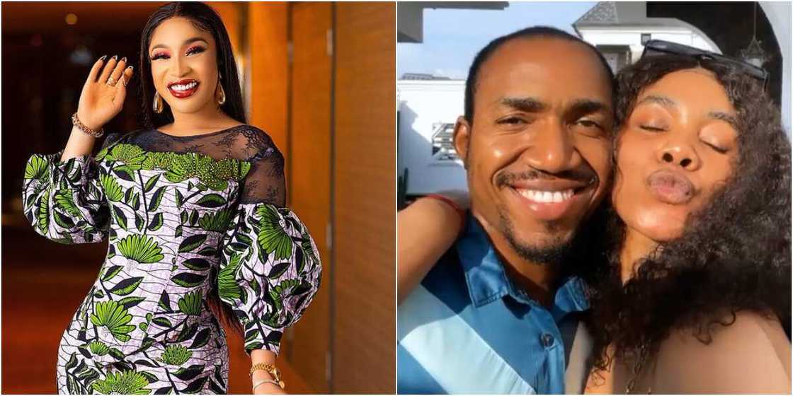 Tonto Dikeh, Jane Mena and her brother Tonto Dikeh, Jane Mena and her brother