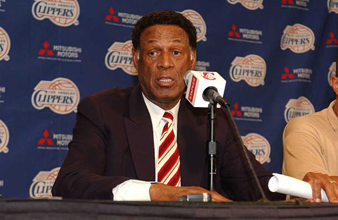 Elgin Baylor at Staples Center in Los Angeles, California. Elgin Baylor at Staples Center in Los Angeles, California.