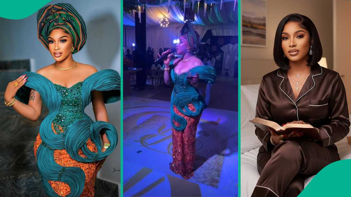 Tonto Dikeh shares video of her speaking in tongues.