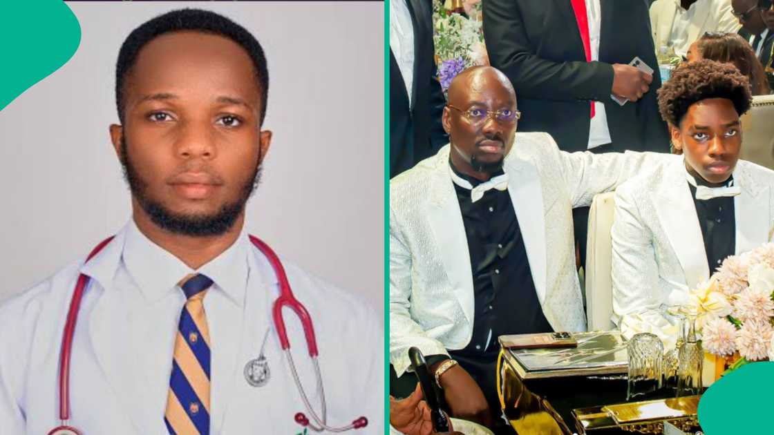 Doctor speaks about hair carried by Obi Cubana's son. Doctor speaks about hair carried by Obi Cubana's son.