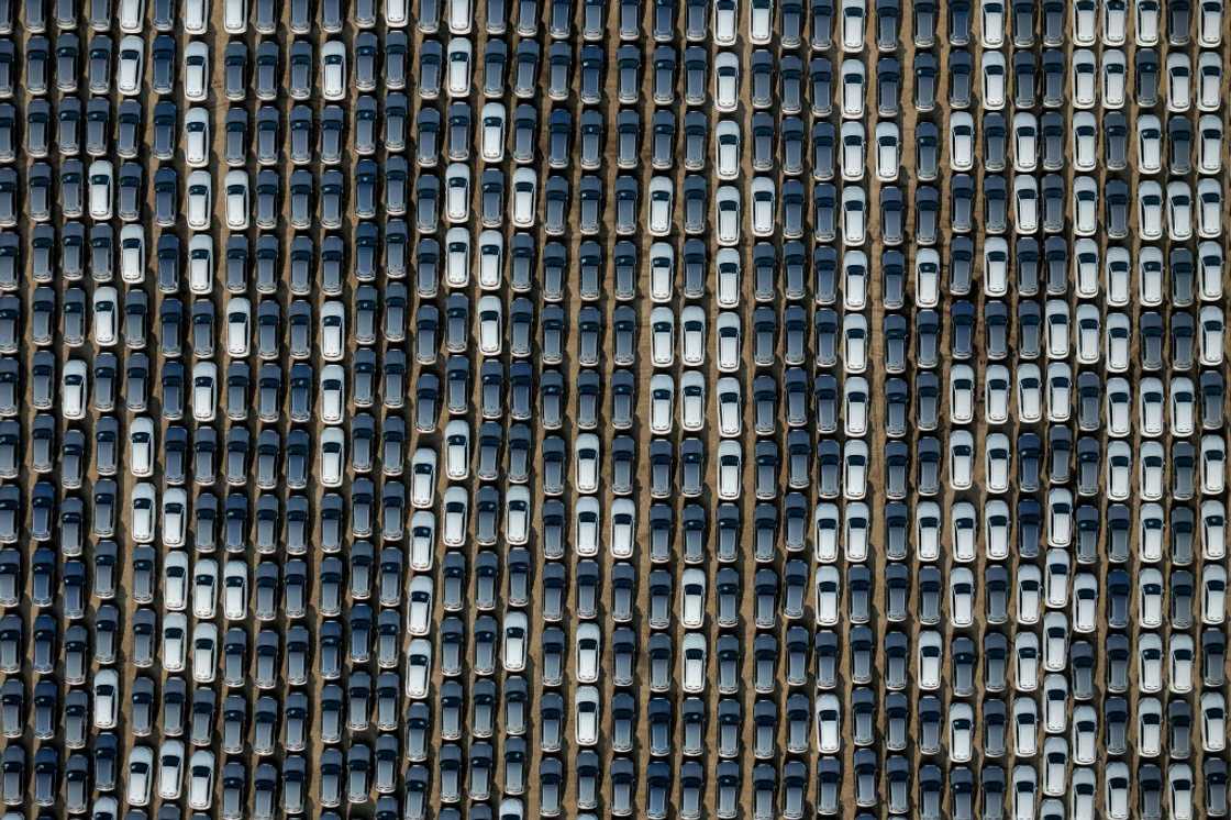 Hundreds of BYD electric vehicles lined up for export in Yantai, eastern China Hundreds of BYD electric vehicles lined up for export in Yantai, eastern China