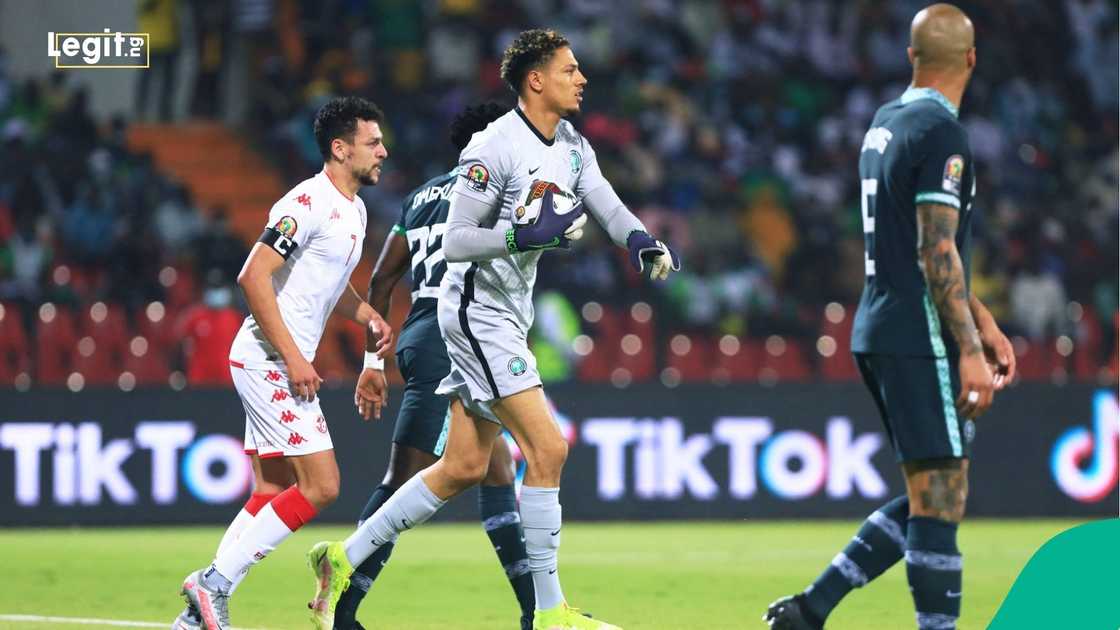 Maduka Okoye, 2021 Africa Cup of Nations, AFCON, Nigeria, Tunisia, Stade Roumde Adjia, Garoua. Maduka Okoye, 2021 Africa Cup of Nations, AFCON, Nigeria, Tunisia, Stade Roumde Adjia, Garoua.