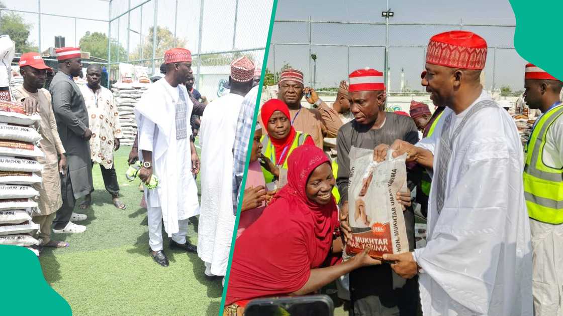 Dan majalisar wakilai daga Tarauni, jihar Kano ya rabawa 'yan mazabarsa tallafin Ramadan