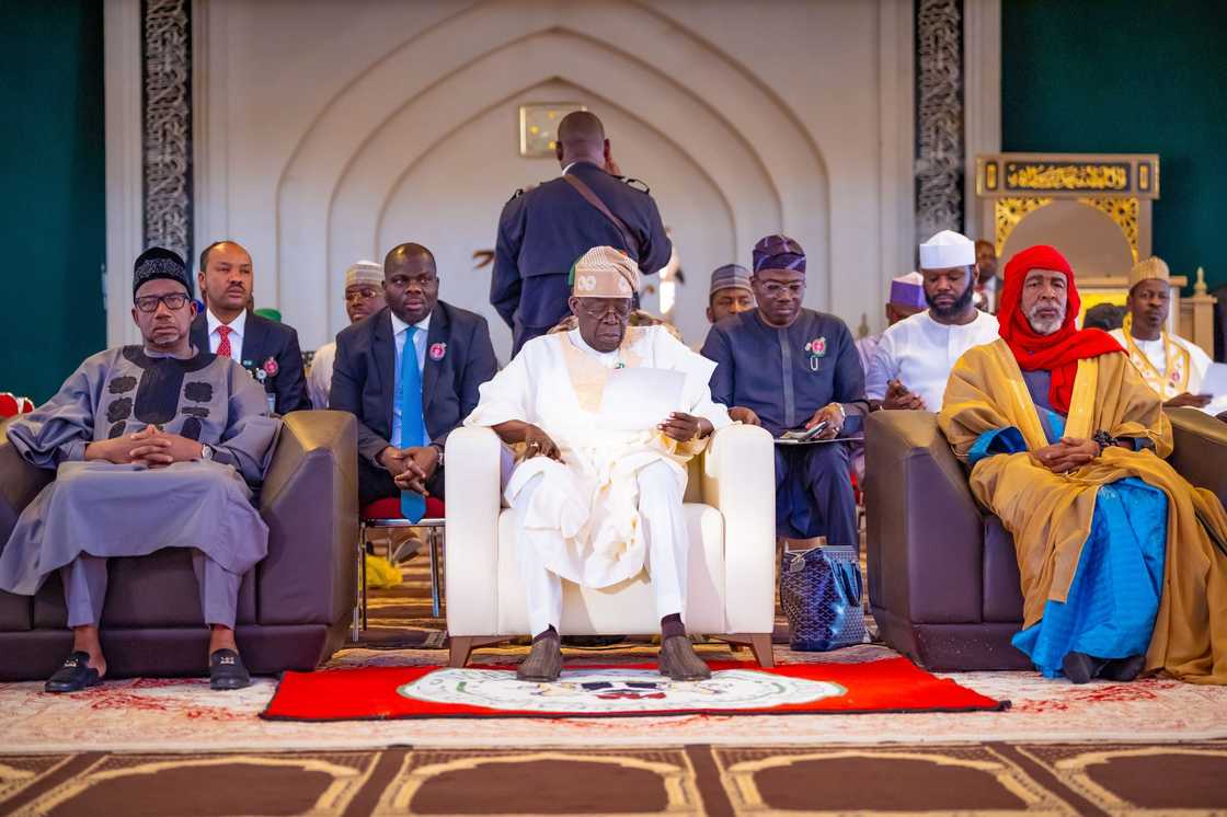 Shugaba Bola Tinubu a gidan Dahiru Bauchi Shugaba Bola Tinubu a gidan Dahiru Bauchi