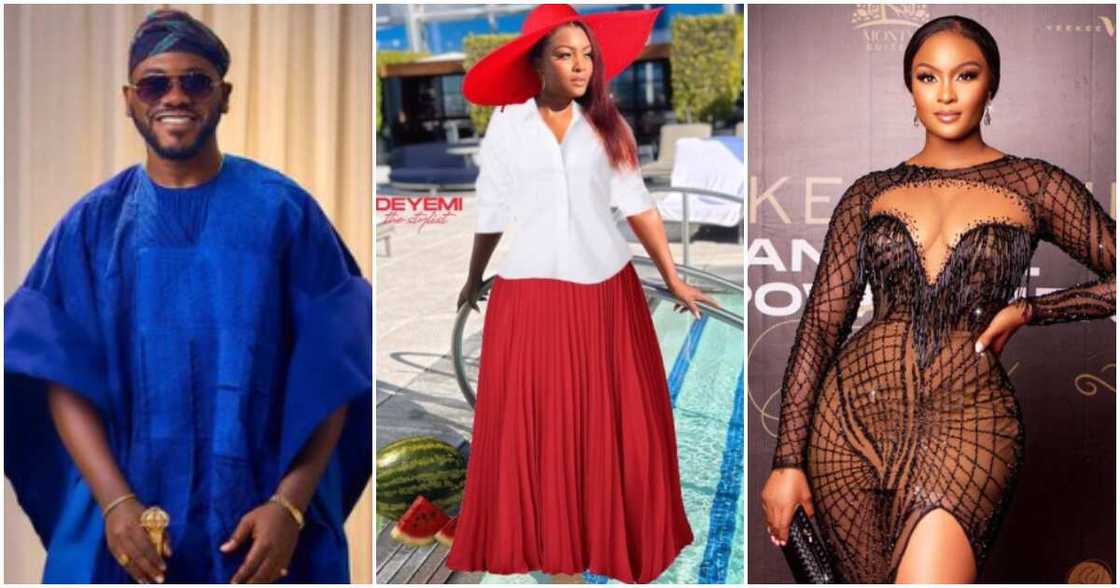 Deyemi Okanlawon, Osas Ighodaro's viral swimsuit photo. Deyemi Okanlawon, Osas Ighodaro's viral swimsuit photo.