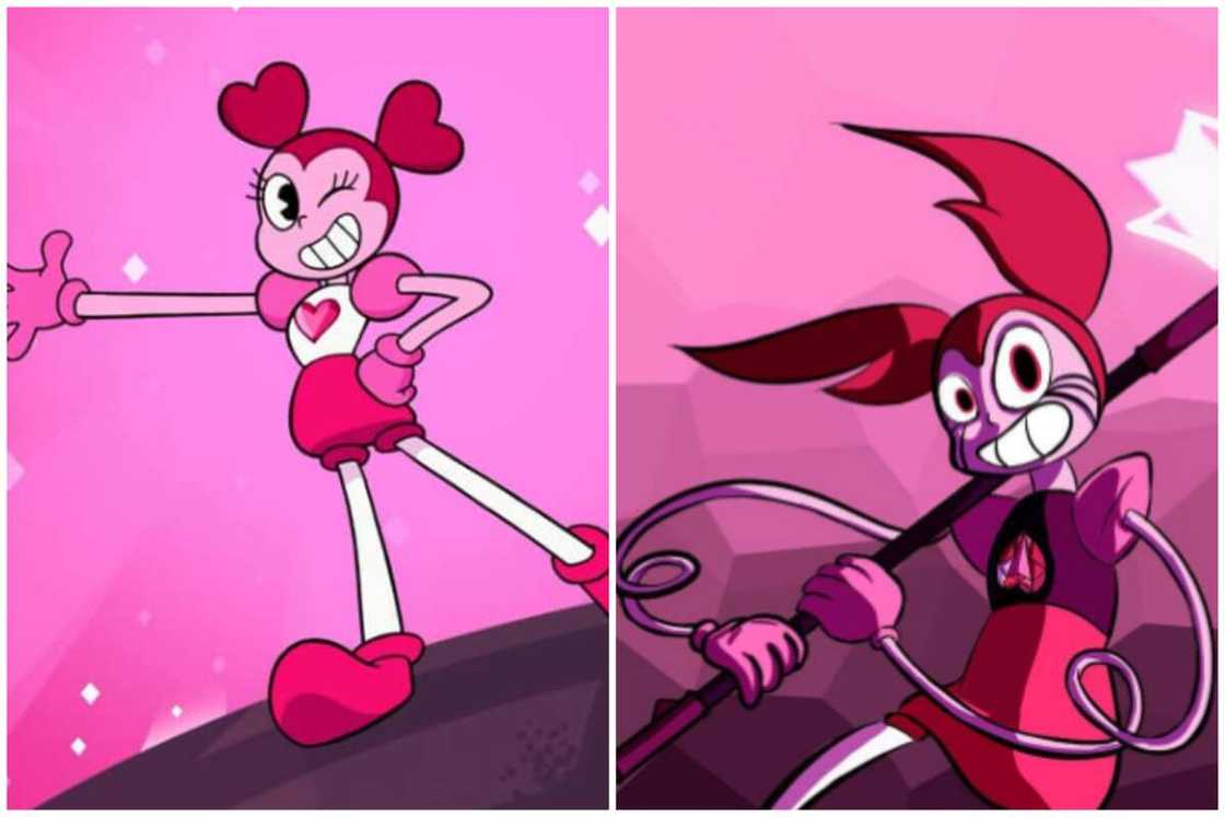pink hair characters pink hair characters