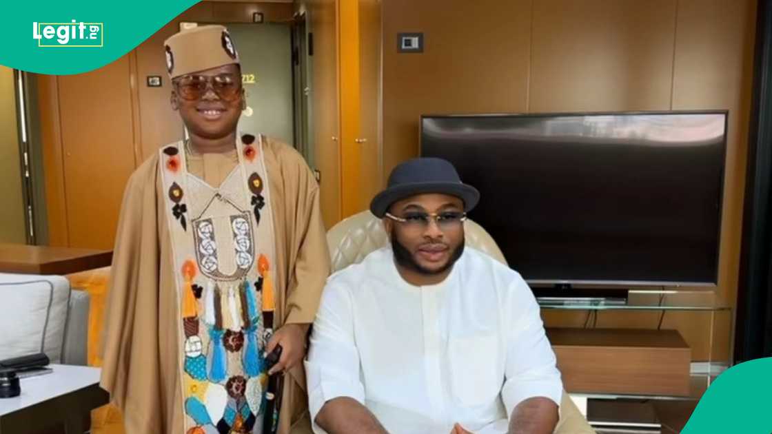 Tonto Dikeh dines with Olakunle Churchill and daughter after billboard saga