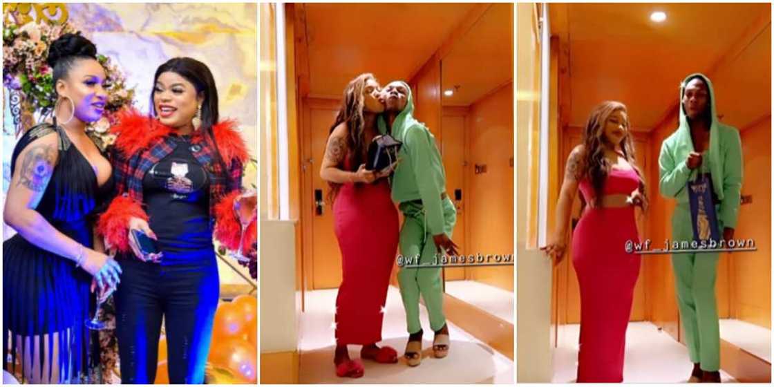 James Brown visits Tonto Dikeh James Brown visits Tonto Dikeh
