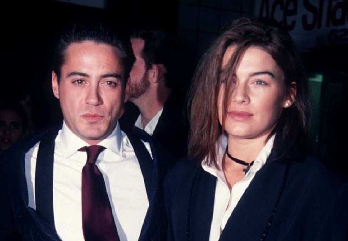 Deborah Falconer and Robert Downey Jr Deborah Falconer and Robert Downey Jr