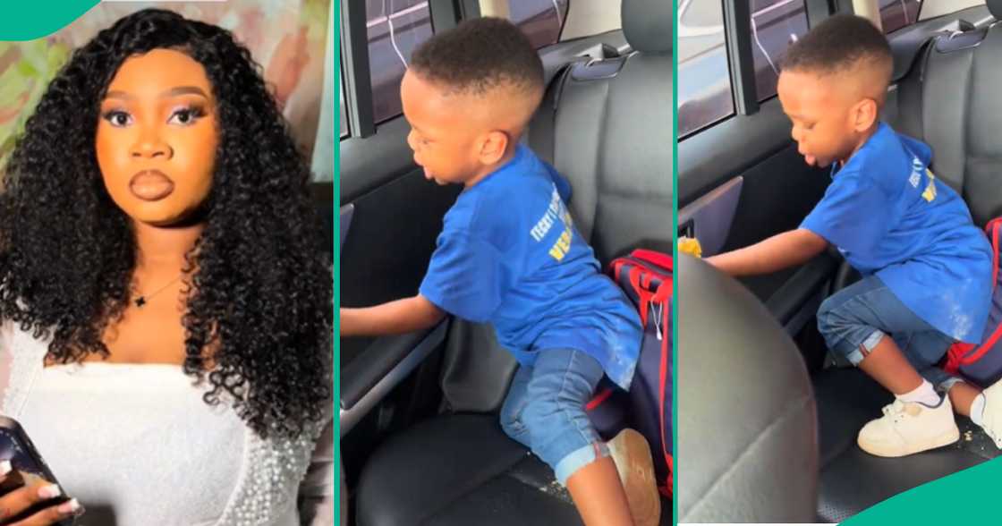 Woman complains as son cries for bike after school hours Woman complains as son cries for bike after school hours