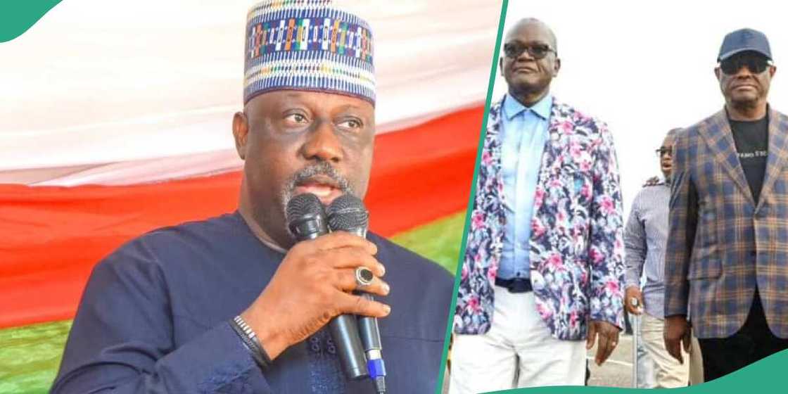 Melaye ya caccaki Ortom Melaye ya caccaki Ortom