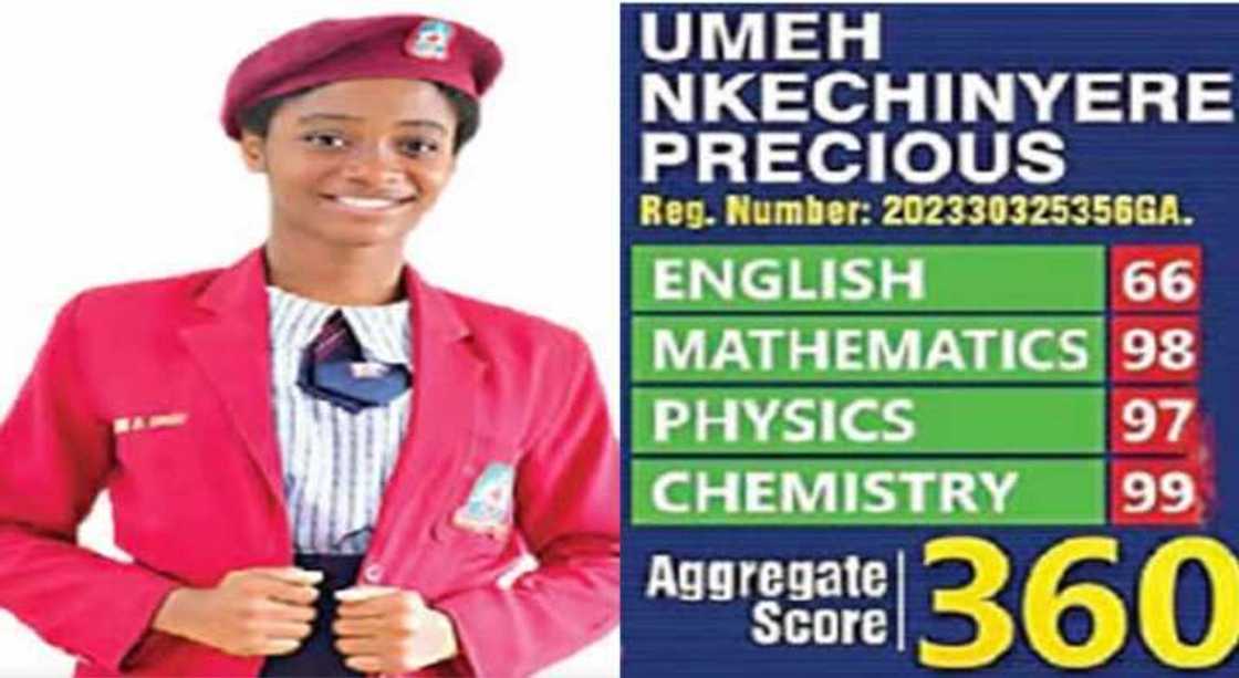 Things about the student with highest score in JAMB