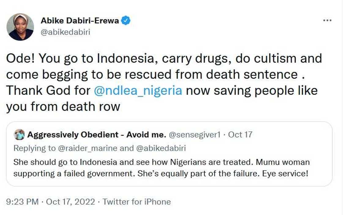 Abike Dabiri-Erewa a Twitter Abike Dabiri-Erewa a Twitter