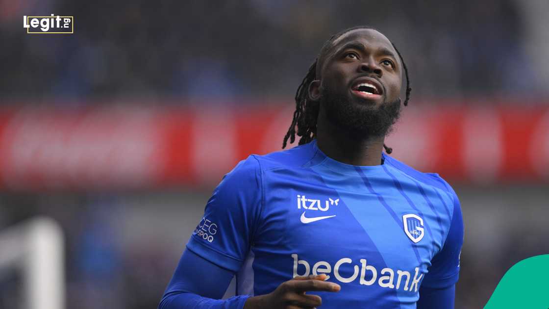 Tolu Arokodare, Belgian Pro League, Genk, Anderlecht, Cegeka Arena. Tolu Arokodare, Belgian Pro League, Genk, Anderlecht, Cegeka Arena.