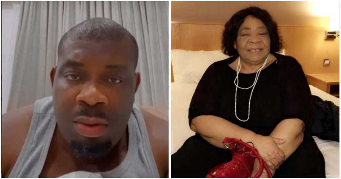 Photos of Don Jazzy and his mum Photos of Don Jazzy and his mum