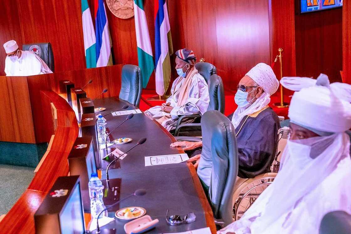 Shugaba Buhari ya karbi bakuncin Shugaban Tijjaniya na duniya, Khalifa Sheikh Muhammadu Mahy Nyass